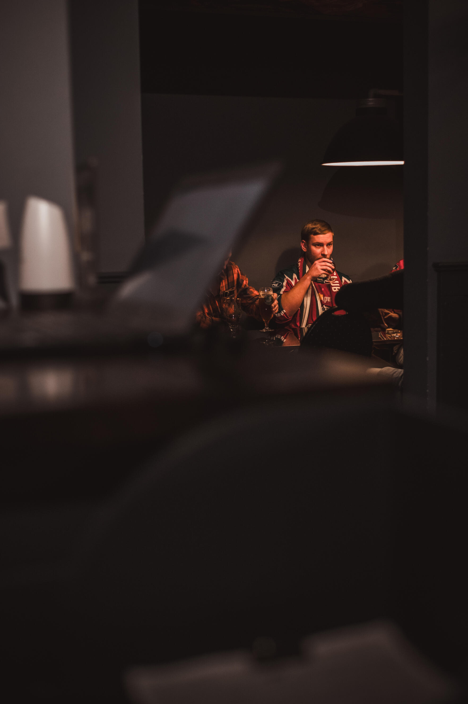 Gäster ser Frölunda match i eget bås på Olivedal